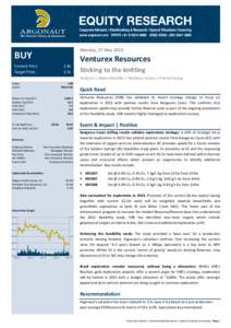 Monday, 27 May[removed]BUY Venturex Resources