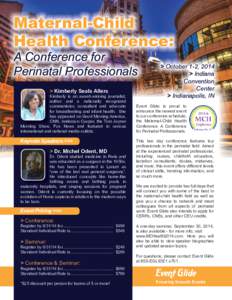 Maternal-Child Health Conference: A Conference for Perinatal Professionals > Kimberly Seals Allers