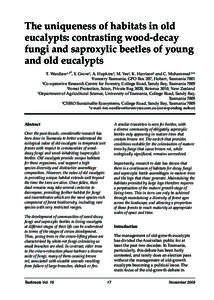 Medicinal plants / Fungi / Wood-decay fungus / Eucalyptus / Old-growth forest / Botany / Elm / Lumber / Postia / Biology / Tree diseases / Environment