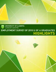 SUMMARY This report highlights the findings of a survey of University of Alberta graduates who completed their studies inIt provides a profile of their employment experiences since graduation. The survey was admi