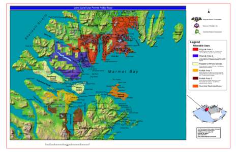 Joint Land Use Permit Policy Map  Afognak Lake Af og Lodge