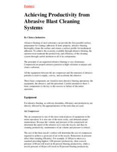 Feature  Achieving Productivity from Abrasive Blast Cleaning Systems By Clemco Industries