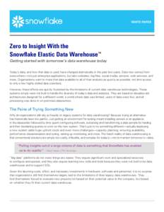 Data warehousing / Business intelligence / Information technology management / Database management systems / Data warehouse / Database / Metadata / Data model / Snowflake schema / Data management / Information / Data