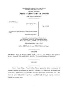 RECOMMENDED FOR FULL-TEXT PUBLICATION Pursuant to Sixth Circuit I.O.Pb) File Name: 15a0105p.06 UNITED STATES COURT OF APPEALS FOR THE SIXTH CIRCUIT