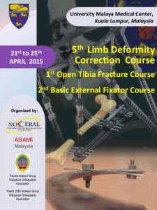 University	
  Malaya	
  Medical	
  Center,	
  	
   Kuala	
  Lumpur,	
  Malaysia	
   21st	
  to	
  25th	
  	
    APRIL	
  	
  2015	
  