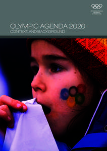 Olympic Agenda[removed]+20 recommendations to shape the future of the Olympic Movement