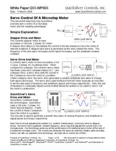 Microsoft Word - QCI-WP003 Servo Control Of A Microstep Motor.doc