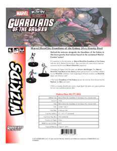 Marvel HeroClix: Guardians of the Galaxy 24 ct. Gravity Feed 