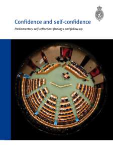 Confidence and self-confidence Parliamentary self-reflection: findings and follow-up