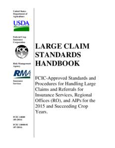 United States Department of Agriculture Federal Crop Insurance