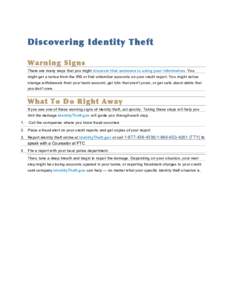 Microsoft Word - Reporting Id theft by phone.docx