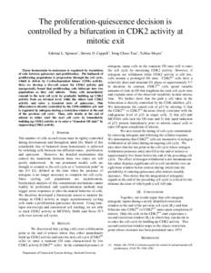 Restriction point / P21 / Cyclin / Cell growth / G1 phase / Mitogen / CDK inhibitor / Mitotic exit / NUMB / Biology / Cell biology / Cell cycle