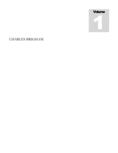 1 Volume CHARLES BRIGHAM  CARICOM SECTERTARIAT