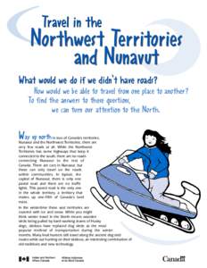 )  Travel in the Northwest Territories and Nunavut