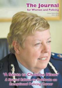 Contents  The Journal for women and policing  Issue No. 24