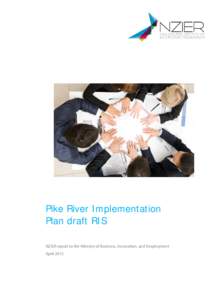 Pike River Implementation Plan draft RIS