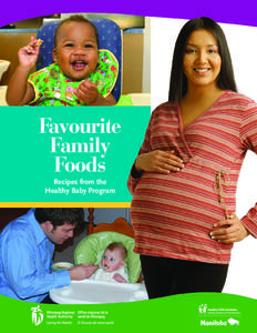 Favourite Family Foods Recipes from the Healthy Baby Program