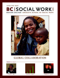 FALL[removed]bc social work LEAD THE WAY  BOSTON COLLEGE