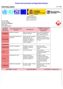 Nº CAS[removed]International Chemical Safety Cards (WHO/IPCS/ILO)