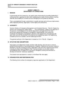 Disaster preparedness / Emergency management / Humanitarian aid / Occupational safety and health / Department of Public Safety / Department of Corrections / United States Department of Homeland Security / Governor of Oklahoma / Oklahoma Emergency Management Act / State governments of the United States / Public safety / Government