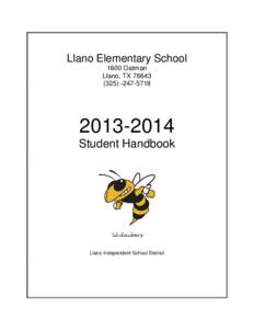 Llano Elementary School 1600 Oatman Llano, TX[removed][removed]