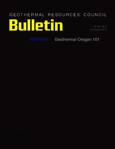 GEOTHERMAL RESOURCES COUNCIL  Bulletin REPRINT  Vol. 43, No. 4