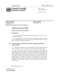 A[removed]–S[removed]*  United Nations General Assembly Security Council