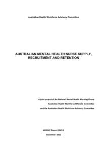 Microsoft Word - mental health nurse recruitment and retentiondoc