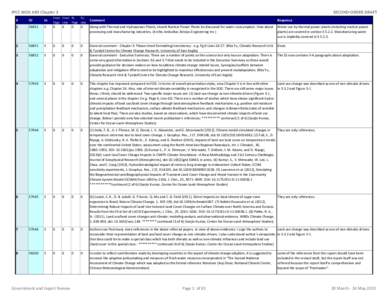 IPCC WGII AR5 Chapter 3 # ID  Ch