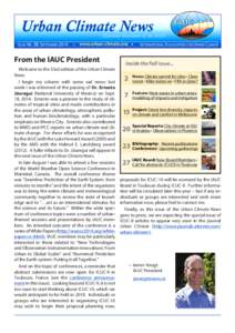 masthead - urban climate news