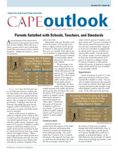 November 2013 • Number 389  Council for American Private Education outlook Voice of America’s ­private schools