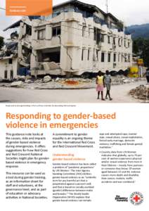 IFRC/Jose Manuel Jimenez  Guidance note People walk by damaged buildings in Port-au-Prince, Haiti after the devastating 2010 earthquake.