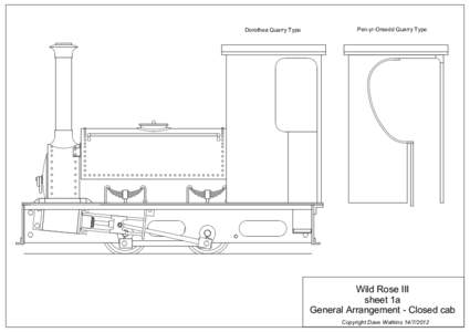 Dorothea Quarry Type  Pen-yr-Orsedd Quarry Type Wild Rose III sheet 1a