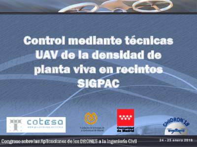 Control mediante técnicas UAV de la densidad de planta viva en recintos SIGPAC Logo empresa