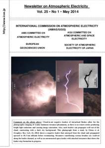 Space plasmas / Lightning / Storm / Atmospheric thermodynamics / Schumann resonances / Atmospheric electricity / Thunderstorm / Atmospheric convection / Convective available potential energy / Atmospheric sciences / Meteorology / Electrical phenomena