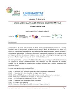 Political organizations / Committees / United Cities and Local Governments / Commonwealth Association of Planners / World Urban Forum III / Sustainable city / United Nations Human Settlements Programme / United Nations / Human geography / Politics