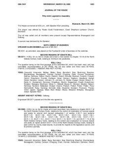 Quorum / United States House of Representatives / North Dakota House of Representatives / Parliamentary procedure / Recorded vote / Government