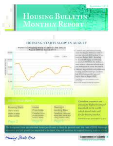 S epte m b e r[removed]Housing Bulletin Monthly Report  1