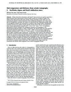 Subduction / Mantle / Volcanic arc / Wadati–Benioff zone / Island arc / Transition zone / Low-velocity zone / Mid-ocean ridge / Crustal recycling / Geology / Plate tectonics / Slab