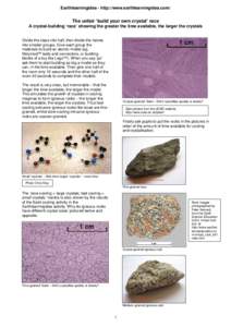 Igneous petrology / Phases of matter / Volcanology / Igneous rock / Crystallization / Granite / Crystal / Solid / Igneous textures / Petrology / Chemistry / Geology