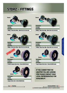 STORZ - FITTINGS Reverse Reverse  Part Number