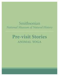 Smithsonian  National Museum of Natural History Pre-visit Stories animal yoga