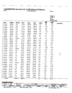 UST Toolkit: Tanknetics (Version V.2.1) SIR Evaluation Example | Region 4 | US EPA