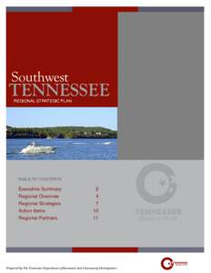 Southwest  TENNESSEE REGIONAL STRATEGIC PLAN  TABLE OF CONTENTS