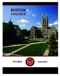 BOSTON COLLEGE Fact Book