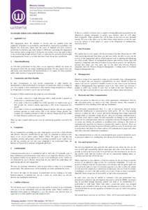 STANDARD TERMS AND CONDITIONS OF BUSINESS 1. Applicable Law  This engagement letter, the schedule of services and our standard terms and