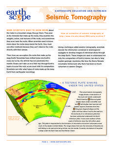 Structure of the Earth / Earthscope / GPS / Geodesy / Geodynamics / Seismic wave / Seismometer / Seismic tomography / Earthquake / Geology / Seismology / Mechanics
