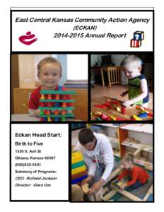 East Central Kansas Community Action Agency (ECKANAnnual Report  Eckan Head Start: