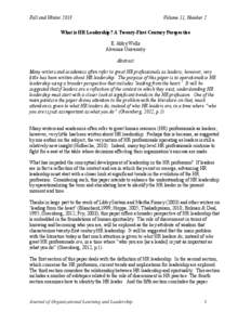 Social psychology / Leadership / Society for Human Resource Management / Human resource development / Dave Ulrich / Management / Human resource management / Leadership studies