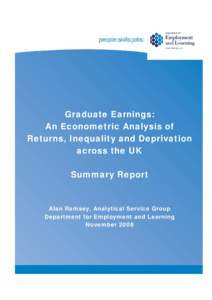 Microsoft Word - Graduate Earnings  Summary Report _2_.DOC